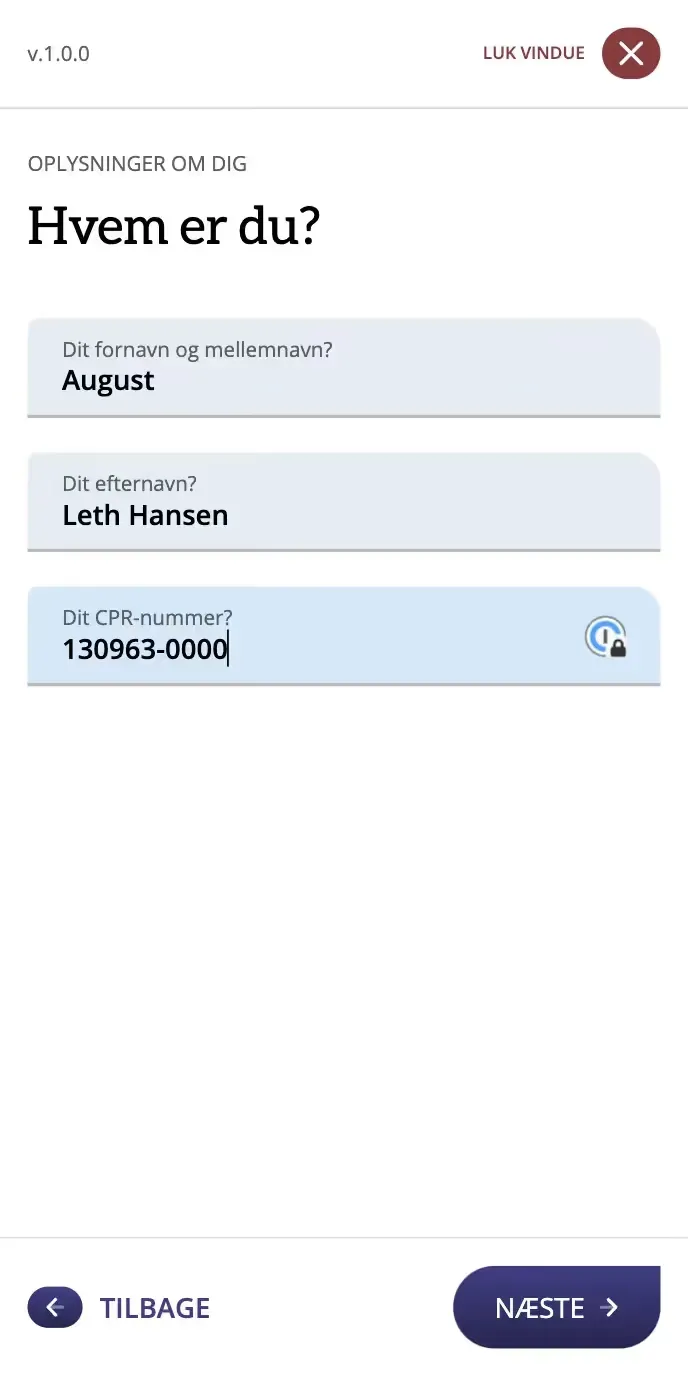 Family information step