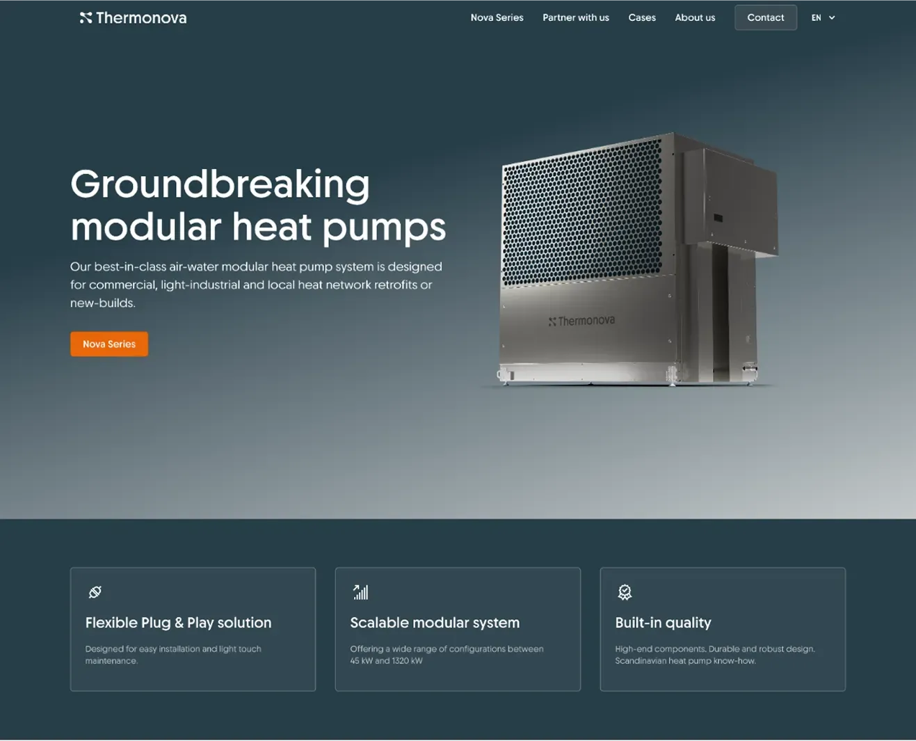 The new Thermonova website